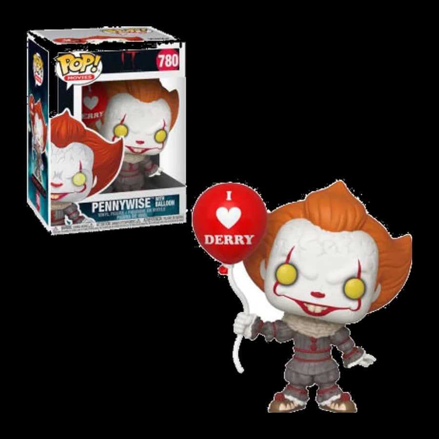 FUNKO POP! MOVIES: IT CHAPTER 2 - PENNYWISE WITH BALLOON #780 VINYL FIGURE