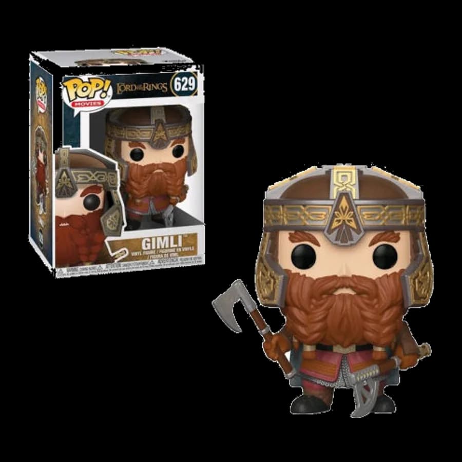 FUNKO POP! MOVIES: THE LORD OF THE RINGS - GIMLI #629 VINYL FIGURE