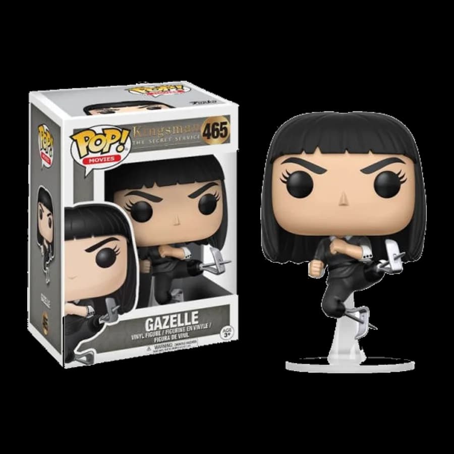 FUNKO POP! MOVIES - KINGSMAN THE SECTER SERVICE - GAZELLE # 465 VINYL FIGURE