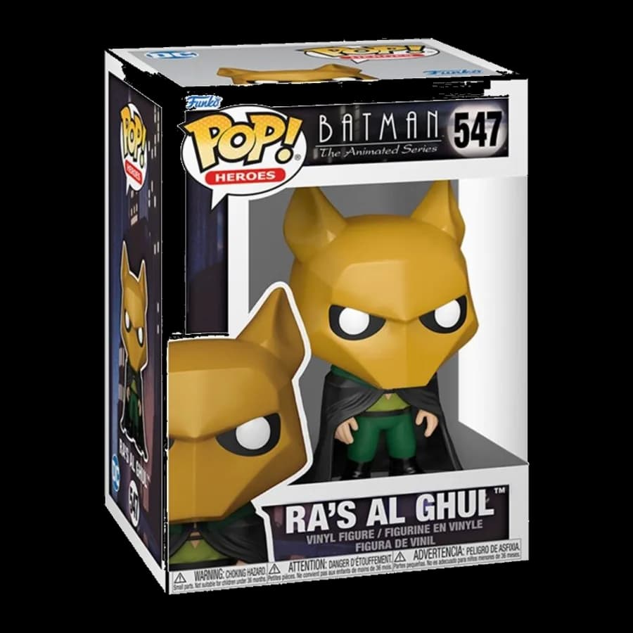 FUNKO POP! HEROES: BATMAN THE ANIMATED SERIES - RA'S AL GHUL #547 VINYL FIGURE