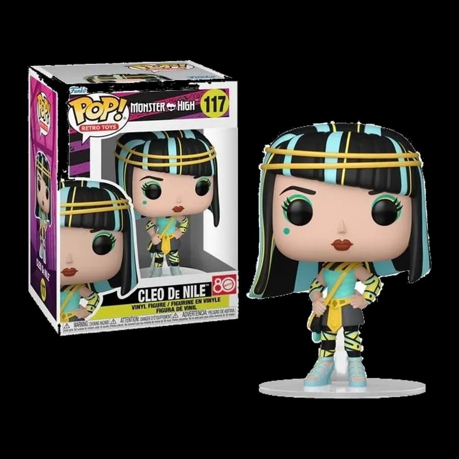 FUNKO POP! RETRO TOYS: MONSTER HIGH - CLEO DE NILE #117 VINYL FIGURE