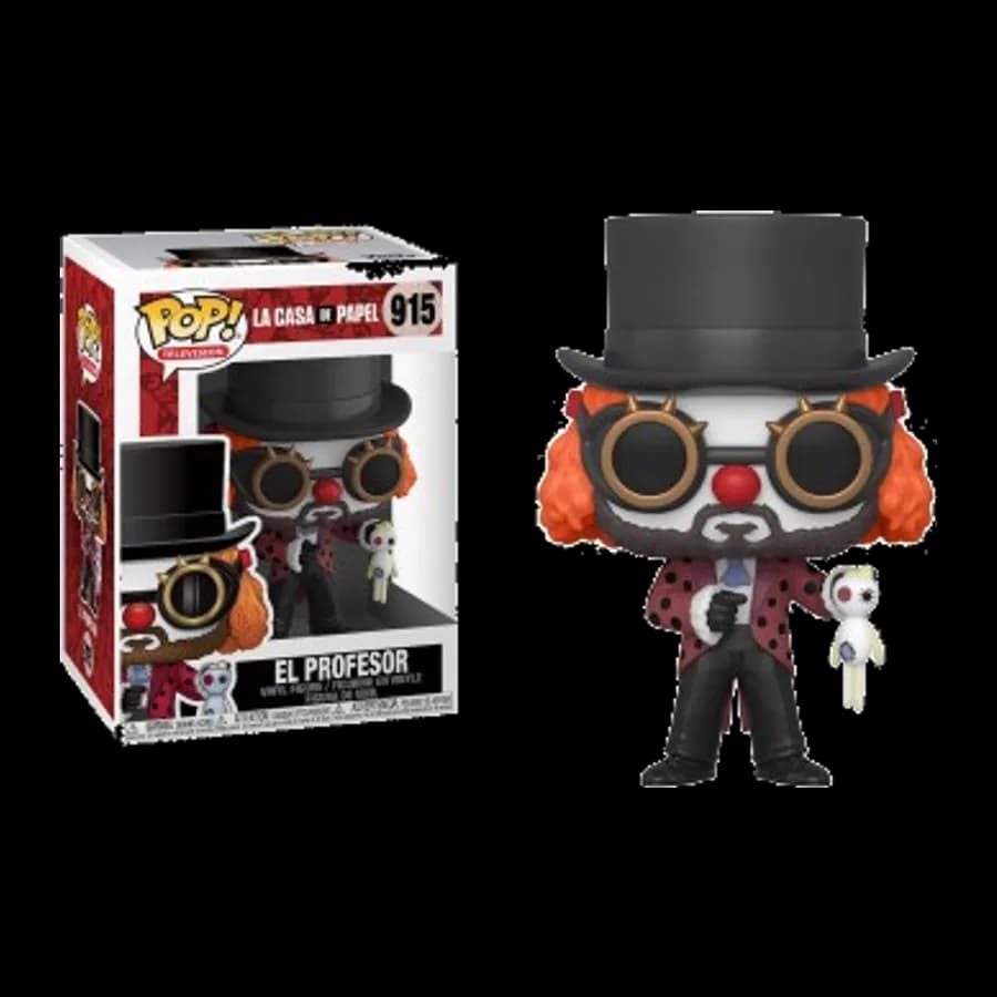 FUNKO POP! TELEVISION: LA CASA DE PAPEL - EL PROFESOR #915 VINYL FIGURE