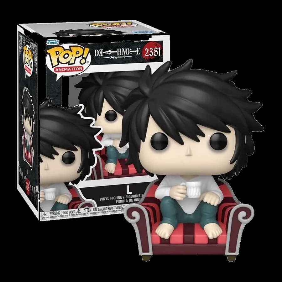 FUNKO POP! ANIMATION: DEATH NOTE - L #2381 VINYL FIGURE