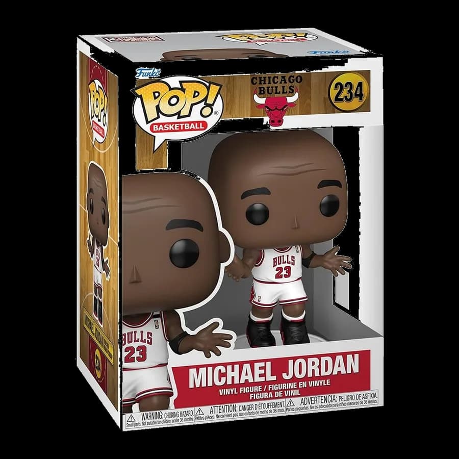 FUNKO POP! BASKETBALL: CHICAGO BULLS - MICHAEL JORDAN (SHRUG) #234 VINYL FIGURE