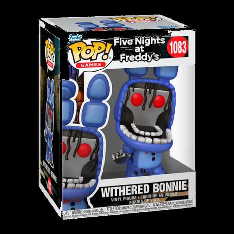 FUNKO POP! GAMES: FIVE NIGHTS AT FREDDY'S - WITHERED BONNIE #1083 VINYL FIGURE