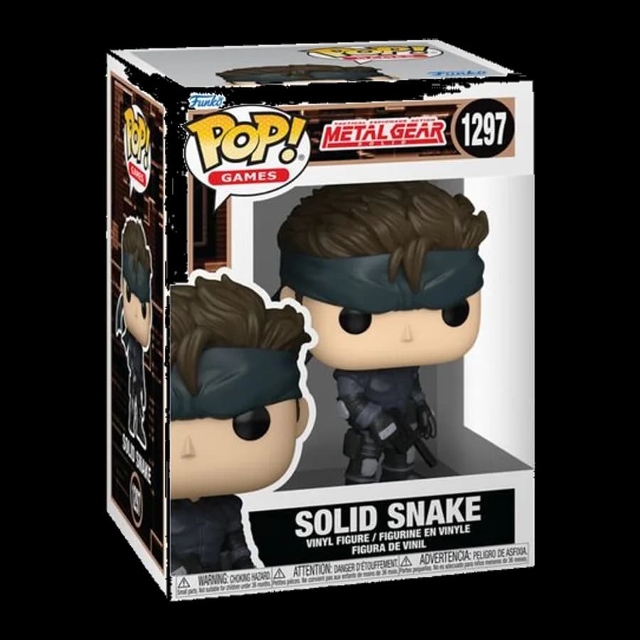 FUNKO POP! GAMES: METAL GEAR - SOLID SNAKE #1297 VINYL FIGURE