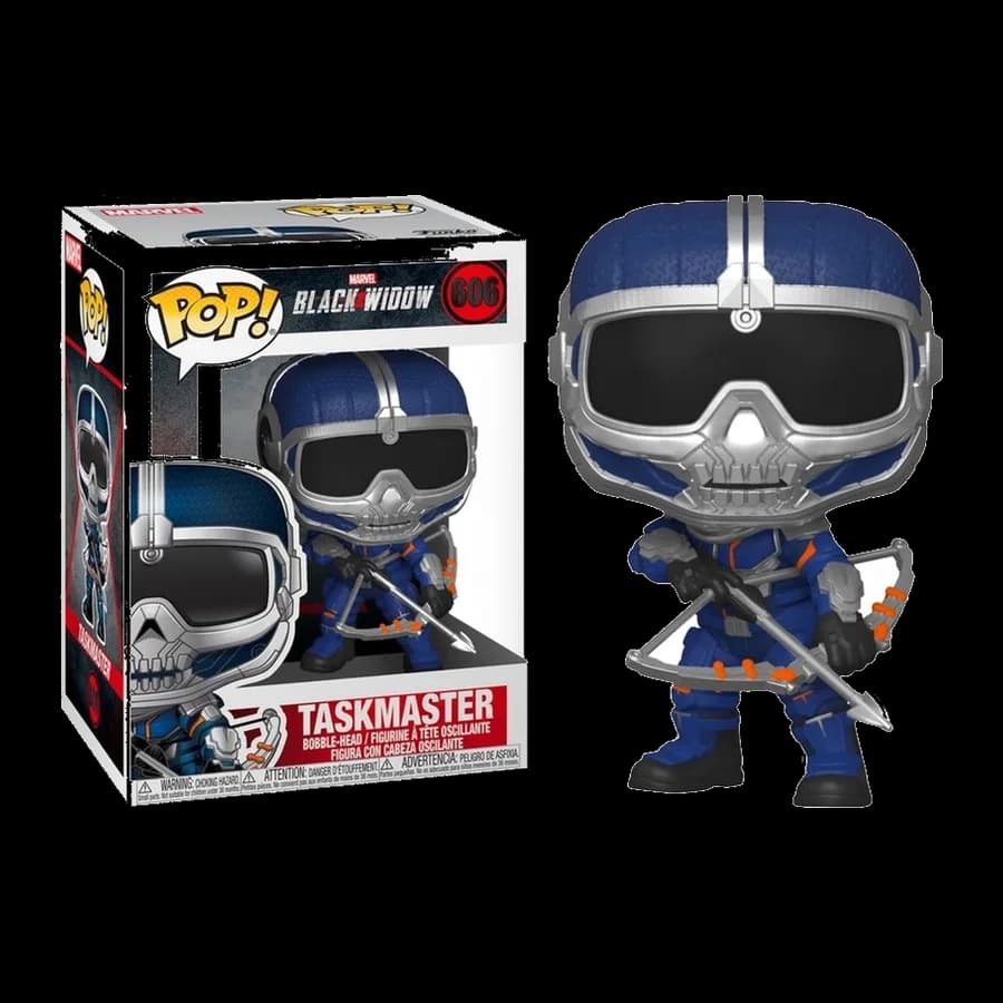 FUNKO POP! MARVEL: BLACK WIDOW - TASKMASTER #606 VINYL FIGURE