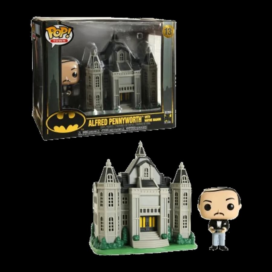 FUNKO POP! TOWN - BATMAN - ALFRED PENNYWORTH WITH WAYNE MANOR #13 VINYL FIGURE