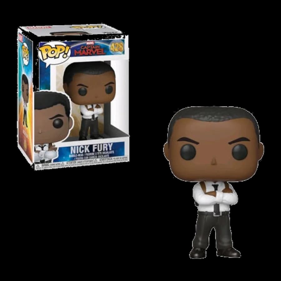 POP! - CAPTAIN MARVEL - NICK FURY # 428 VINYL FIGURE