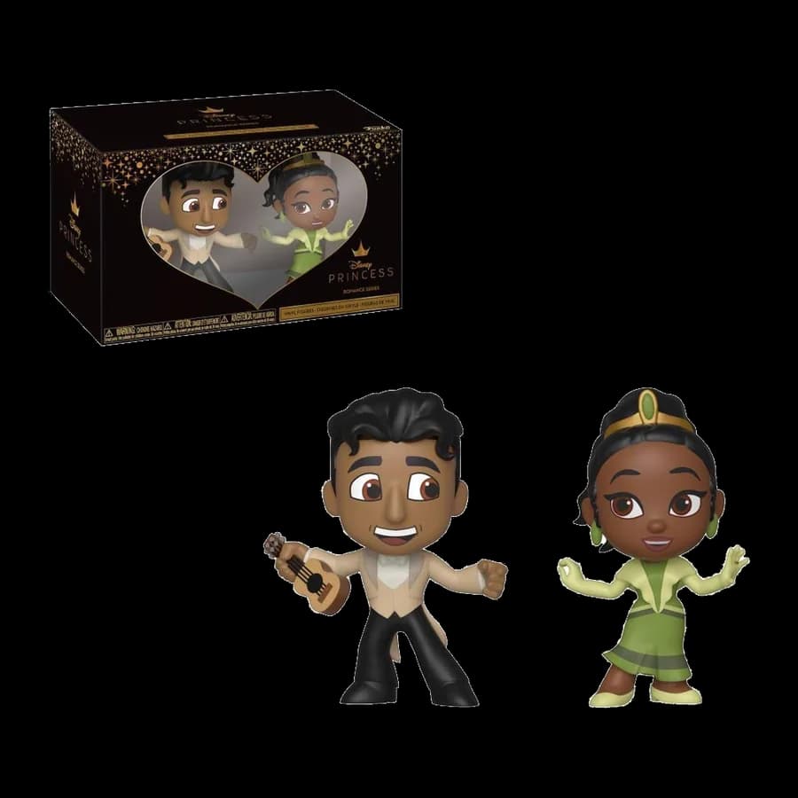 FUNKO - DISNEY PRINCESS ROMANCE SERIES - NAVEEN & TIANA - VINYL FIGURES