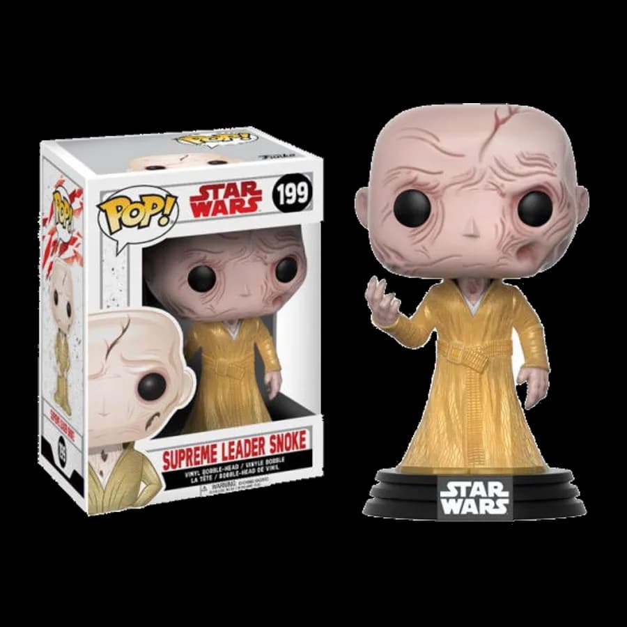 POP! - STAR WARS - SUPREME LEADER SNOKE # 199 VINYL FIGURE