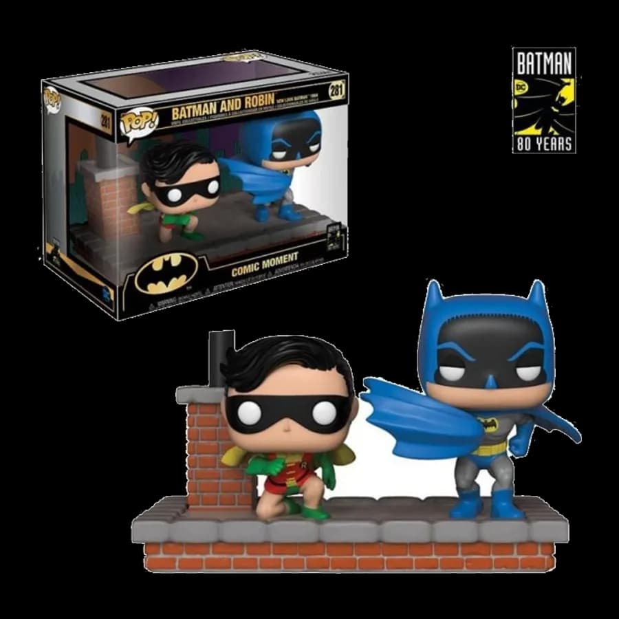 POP! HEROES - COMIC MOMENTS - BATMAN AND ROBIN - New Look Batman 1964 # 281 VINYL FIGURE