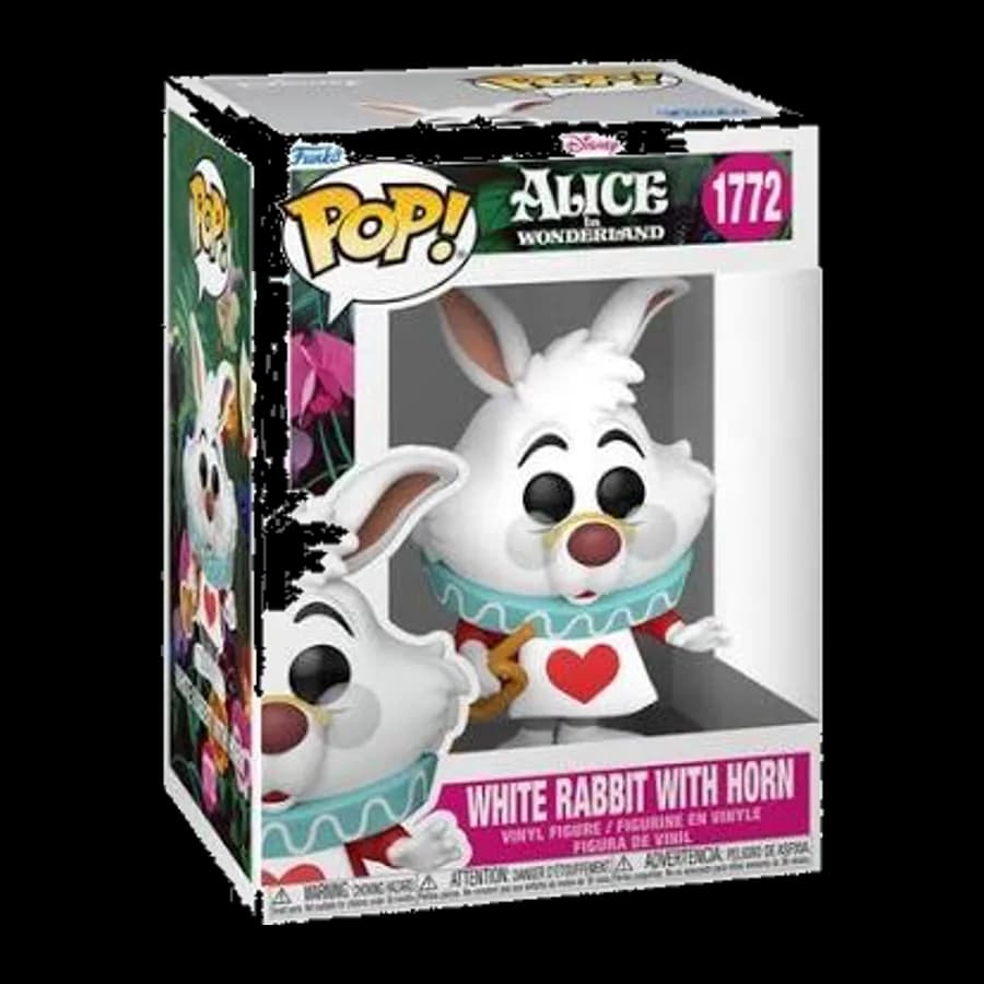 FUNKO POP! DISNEY: ALICE IN WONDERLAND - WHITE RABBIT WITH HORN #1772 VINYL FIGURE