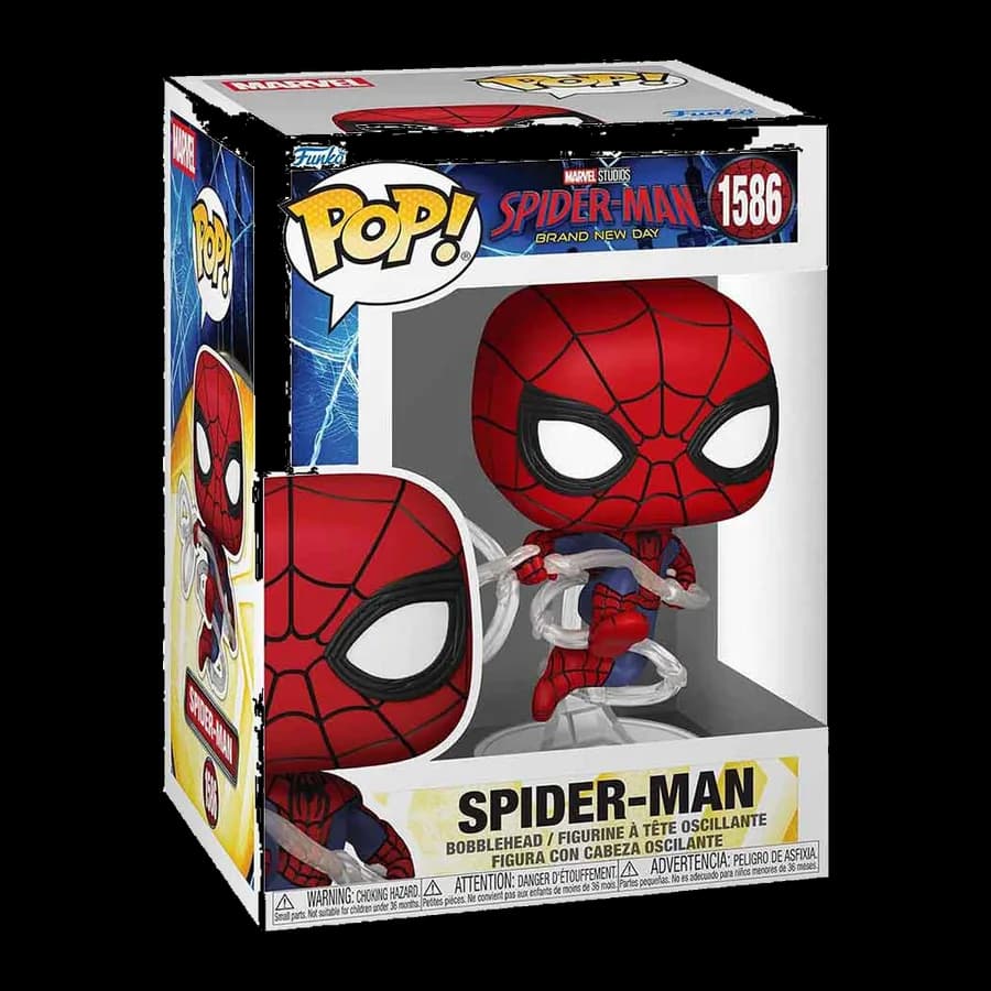 FUNKO POP! MARVEL: SPIDER-MAN BRAND NEW DAY - SPIDER-MAN #1586 BOBBLE-HEAD VINYL FIGURE