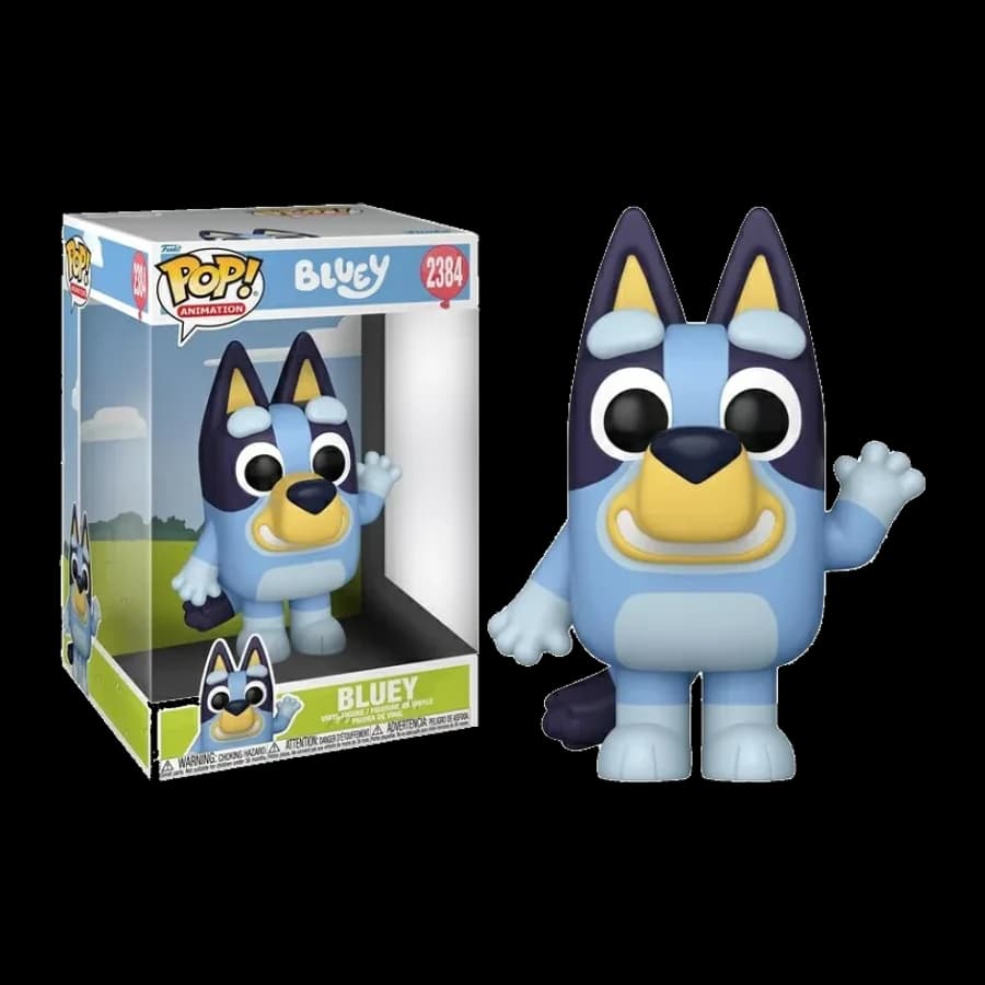 FUNKO POP! JUMBO ANIMATION: BLUEY - BLUEY #2384 VINYL FIGURE