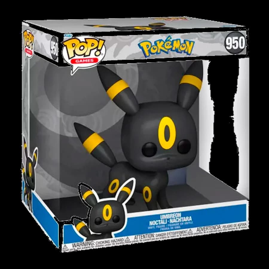 FUNKO POP! JUMBO GAMES: POKEMON - UMBREON #852 VINYL FIGURE 25cm
