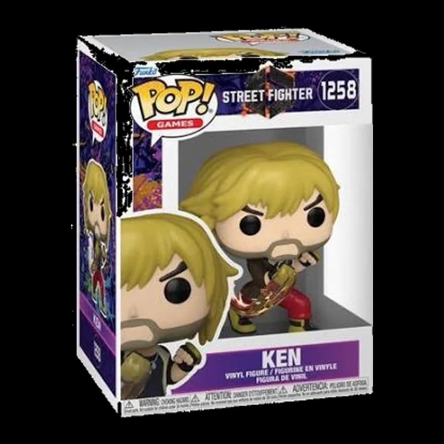 FUNKO POP! GAMES: STREET FIGHTER - KEN #1258 VINYL FIGURE