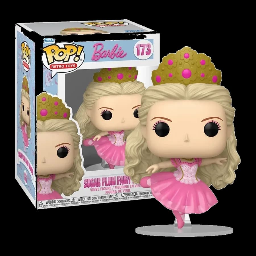FUNKO POP! RETRO TOYS: BARBIE - SUGAR PLUM FAIRY BARBIE (ARABESQUE) #173 VINYL FIGURE