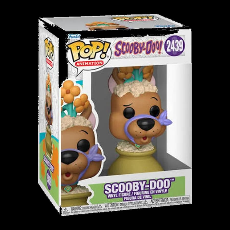FUNKO POP! ANIMATION: SCOOBY DOO - SCOOBY DOO (VASE) #2439 VINYL FIGURE