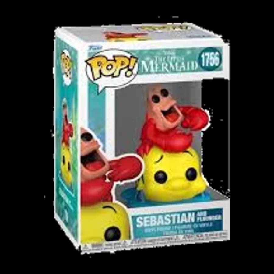 FUNKO POP! DISNEY: THE LITTLE MERMAID - SEBASTIAN & FLOUNDER #1756 VINYL FIGURE