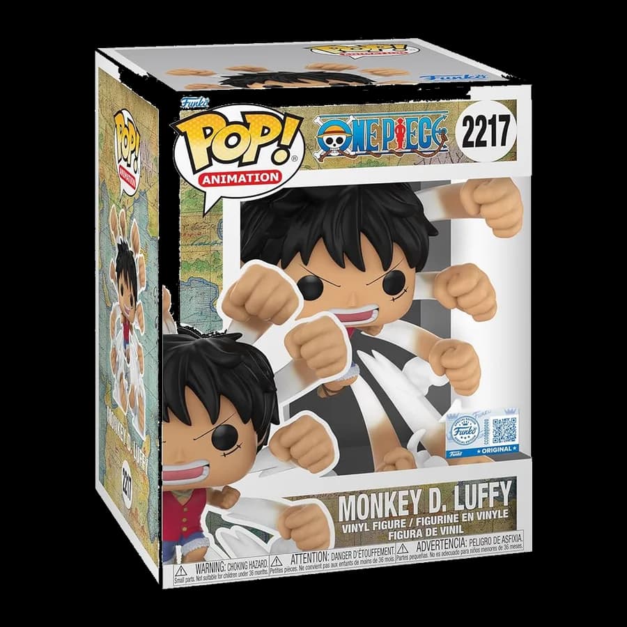 FUNKO POP! PREMIUM ANIMATION: ONE PIECE - MONKEY D.LUFFY (GUM GUM GATLING) (SPECIAL EDITION) #2217 VINYL FIGURE