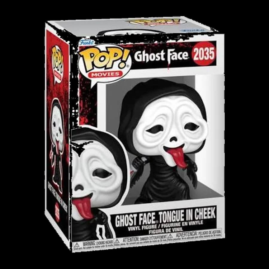 FUNKO POP! MOVIES: GHOST FACE - GHOST FACE TONGUE IN CHEEK #2035 VINYL FIGURE