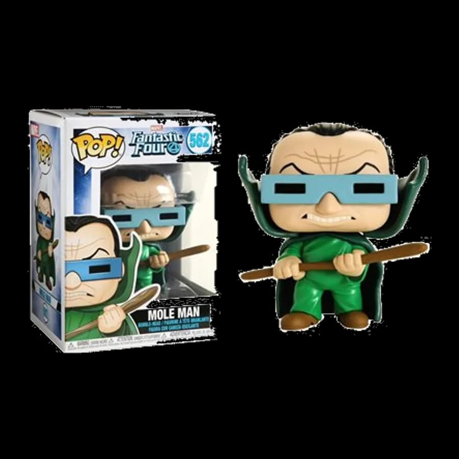 POP! MARVEL - FANTASTIC FOUR - MOLE MAN #562 - BOBLE HEAD VINYL FIGURE