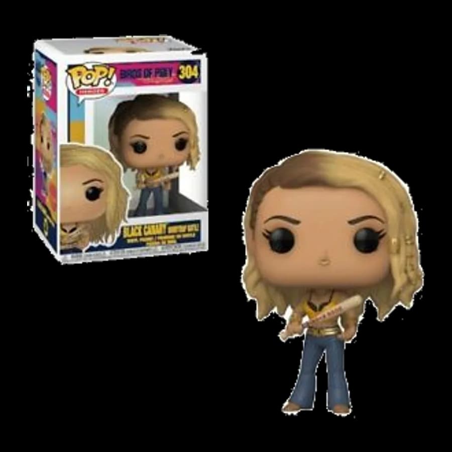 FUNKO POP! HEROES : BIRDS OF PREY - BLACK CANARY (BOOBYTRAP BATTLE) # 304 VINYL FIGURE