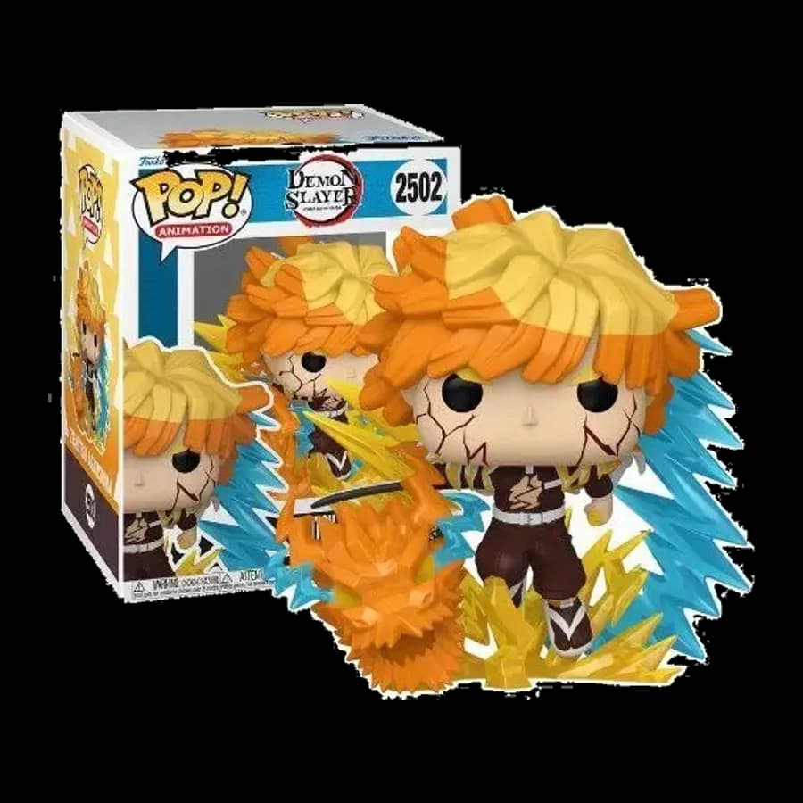 FUNKO POP! PREMIUM: DEMON SLAYER - ZENITSU AGATSUMA (GLOWS IN THE DARK) #2502 VINYL FIGURE