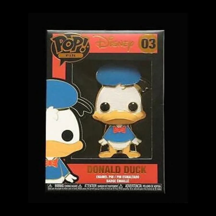 FUNKO POP! DISNEY - DONALD DUCK #03 LARGE ENAMEL PIN