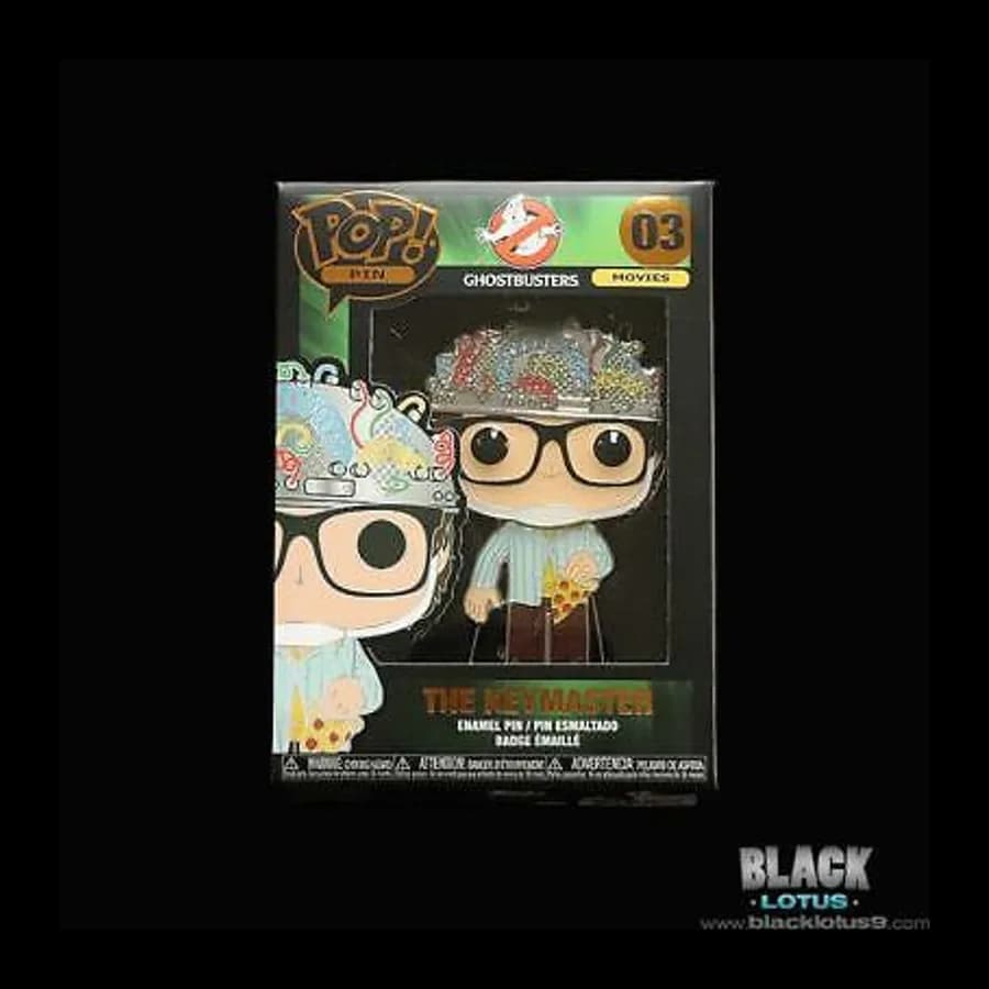 FUNKO POP! GHOSTBUSTERS - THE KEYMASTER #03 LARGE ENAMEL PIN