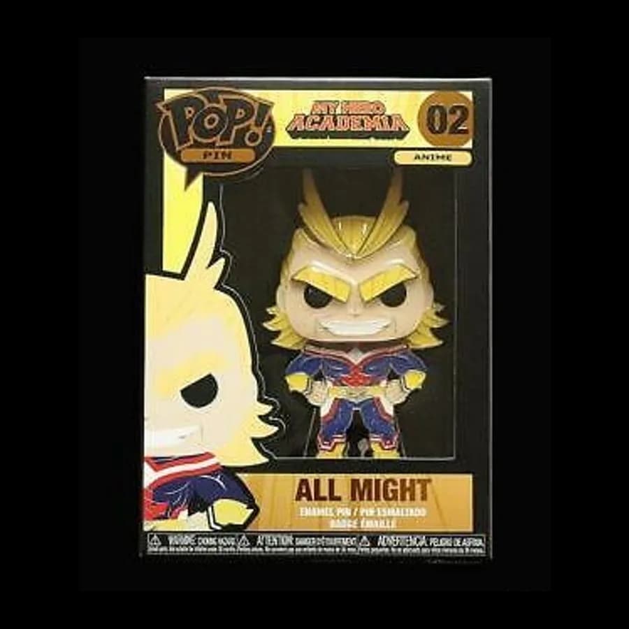FUNKO POP! MY HERO ACADEMIA - ALL MIGHT #02 LARGE ENAMEL PIN