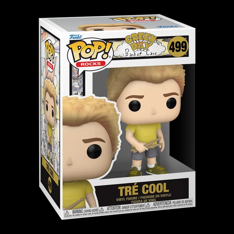 FUNKO POP! ROCKS: GREEN DAY BASKET CASE - TRE COOL #499 VINYL FIGURE