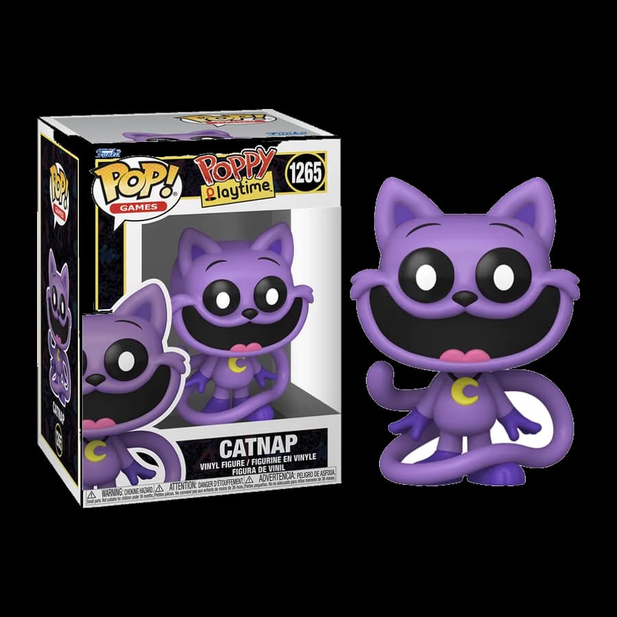 FUNKO POP! GAMES: POPPY PLAYTIME - CATNAP #1265 VINYL FIGURE