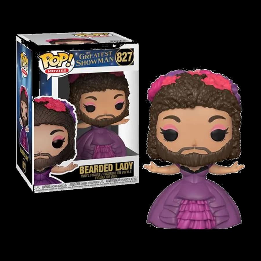 FUNKO POP! MOVIES : GREATEST SHOWMAN - BEARDED LADY #827 VINYL FIGURE
