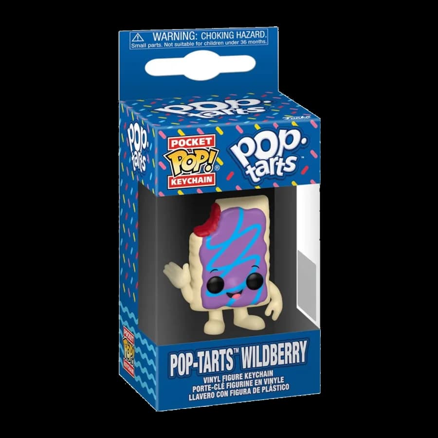 FUNKO POCKET POP! POP TARTS - POP-TARTS WILDBERRY VINYL FIGURE KEYCHAIN