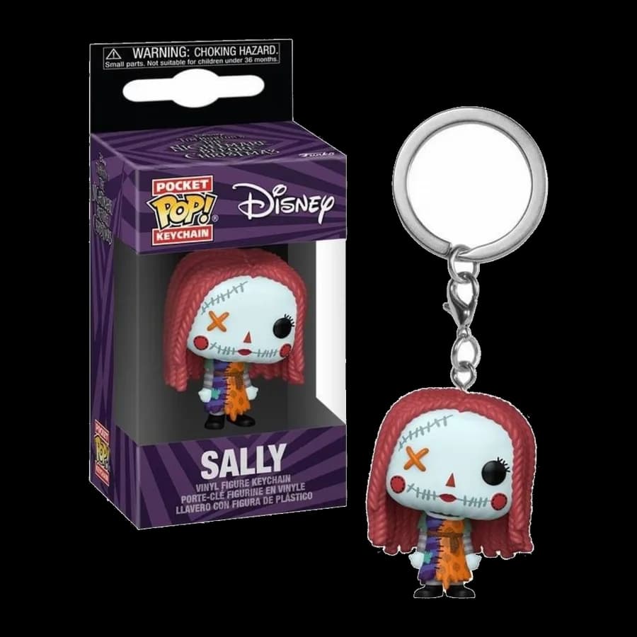 FUNKO POCKET POP! DISNEY: THE NIGHTMARE BEFORE CHRISTMAS (PATCHWORK) - SALLY VINYL FIGURE KEYCHAIN