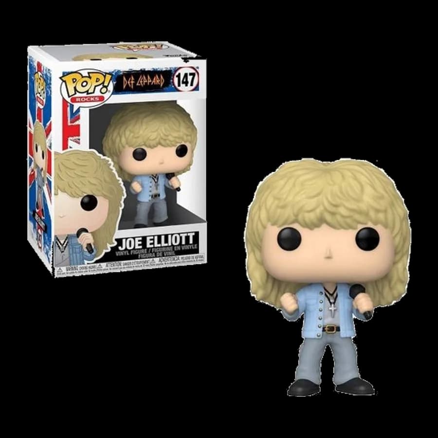 POP! ROCKS-DEF LEPPARD-JOE ELLIOT#147 - VINYL FIGURE
