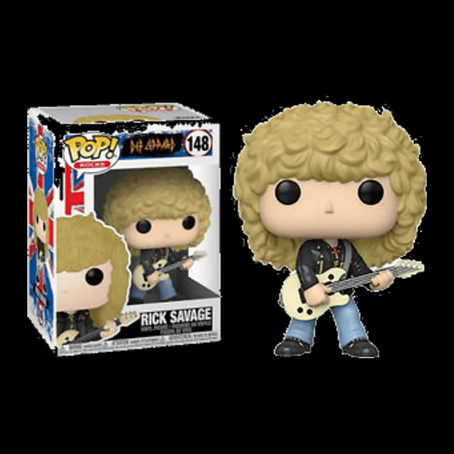 POP! ROCKS-DEF LEPPARD-RICK SAVAGE#148 - VINYL FIGURE