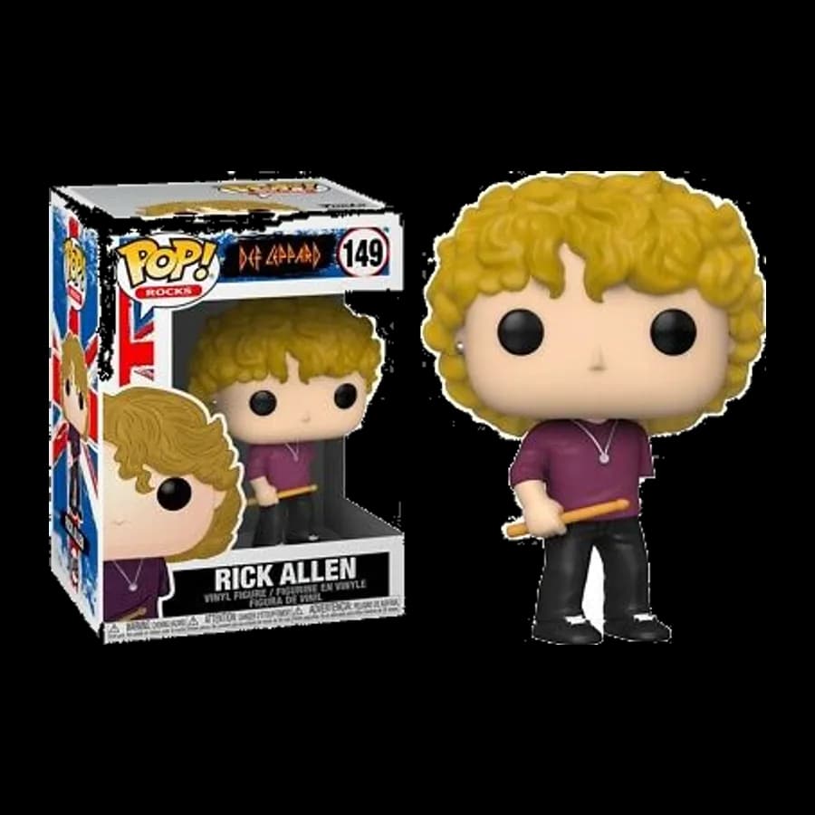 POP! ROCKS-DEF LEPPARD-RICK ALLEN#149 - VINYL FIGURE
