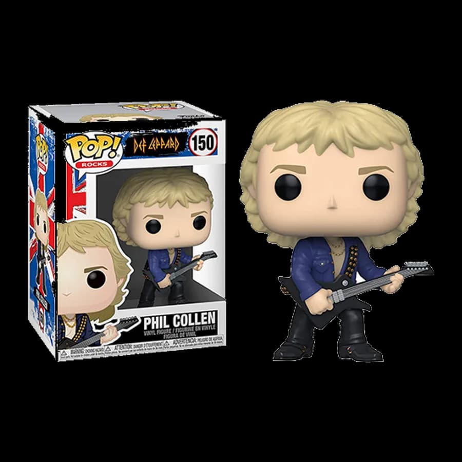 POP! ROCKS-DEF LEPPARD-PHIL COLLEN#150 - VINYL FIGURE