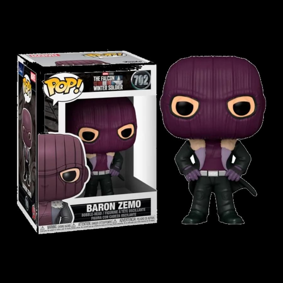 FUNKO POP! MARVEL THE FALCOM & THE WINTER SOLDIER - BARON ZEMO #702 BOBBLE-HEAD VINYL FIGURE