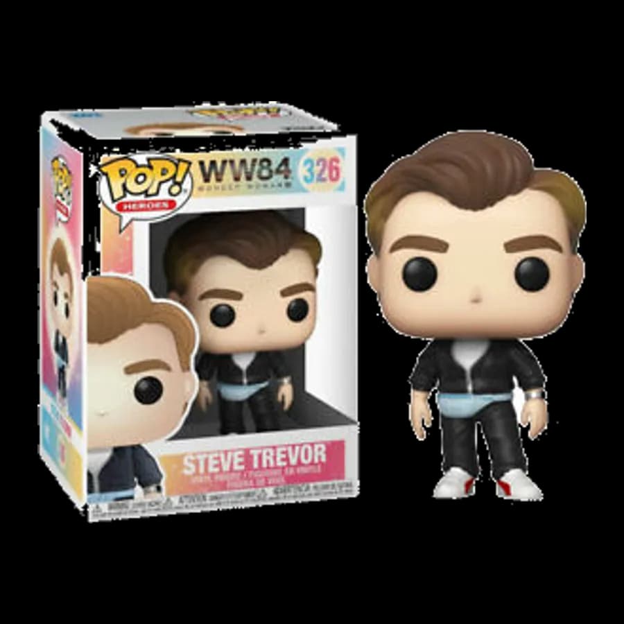 FUNKO POP! HEROES : WW84 WONDER WOMAN - STEVE TREVOR #326 VINYL FIGURE