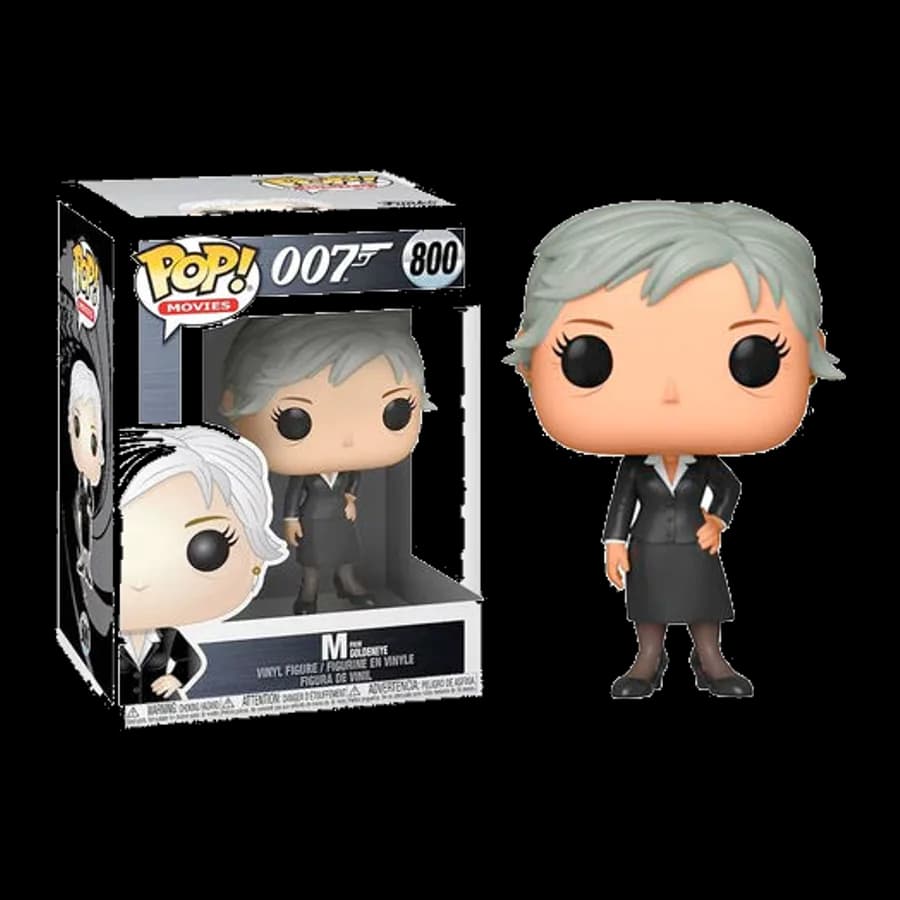 FUNKO POP! MOVIES : 007 - M FROM GOLDENEYE #800 VINYL FIGURE