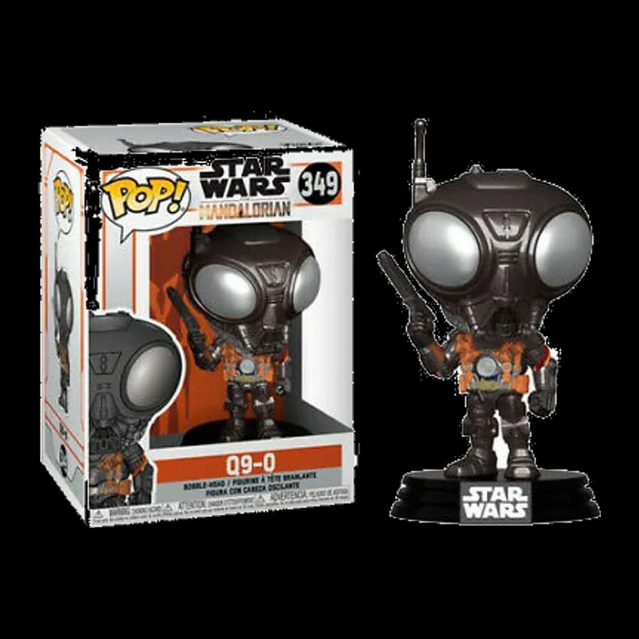 FUNKO POP! STAR WARS : THE MANDALORIAN - Q9-0 (MT) #349 BOBBLE-HEAD VINYL FIGURE
