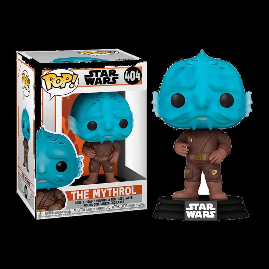 FUNKO POP! STAR WARS : THE MANDALORIAN - THE MYTHROL#404 BOBBLE-HEAD VINYL FIGURE
