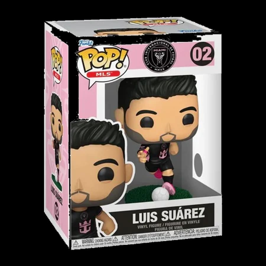 FUNKO POP! FOOTBALL: MLS INTER MIAMI - LUIS SUAREZ (AWAY) #02 VINYL FIGURE
