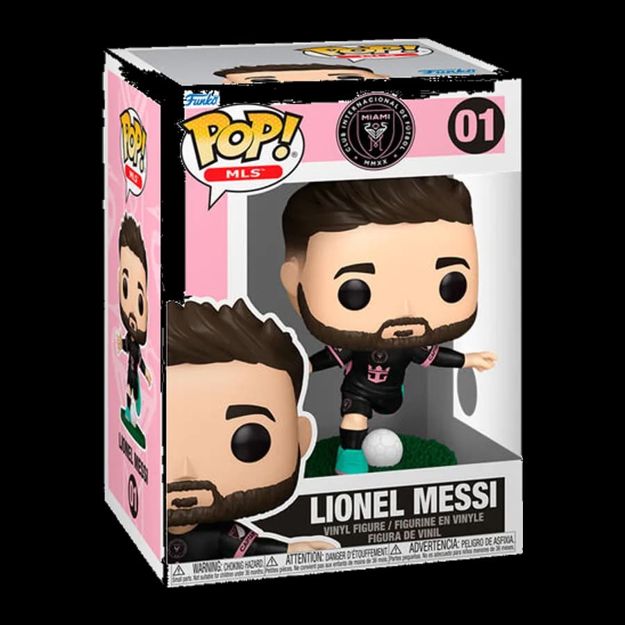 FUNKO POP! FOOTBALL: MLS INTER MIAMI - LIONEL MESSI (AWAY) #01 VINYL FIGURE