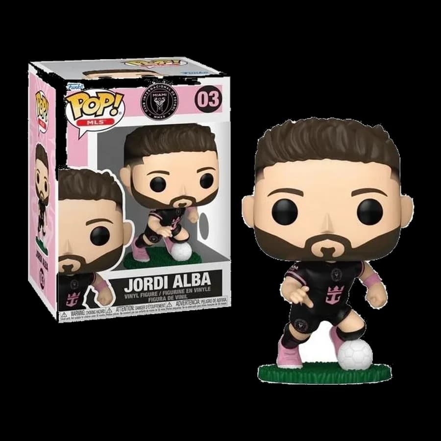 FUNKO POP! FOOTBALL: MLS INTER MIAMI - JORDI ALBA (AWAY) #03 VINYL FIGURE