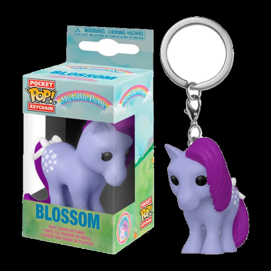 FUNKO POCKET POP! MY LITTLE PONY - BLOSSOM VINYL FIGURE KEYCHAIN